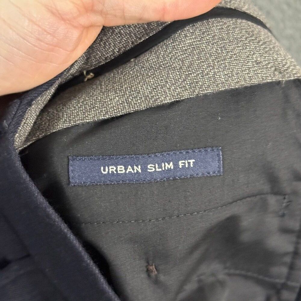 J Crew Pants Mens 29x32 Blue Urban Slim Fit Dress Slacks Wool Formal Preppy - Picture 10 of 15